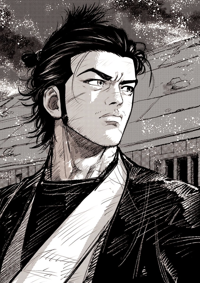 原作小説読了直後のイメージスケッチ。 漫画版のキャラクターデザイン