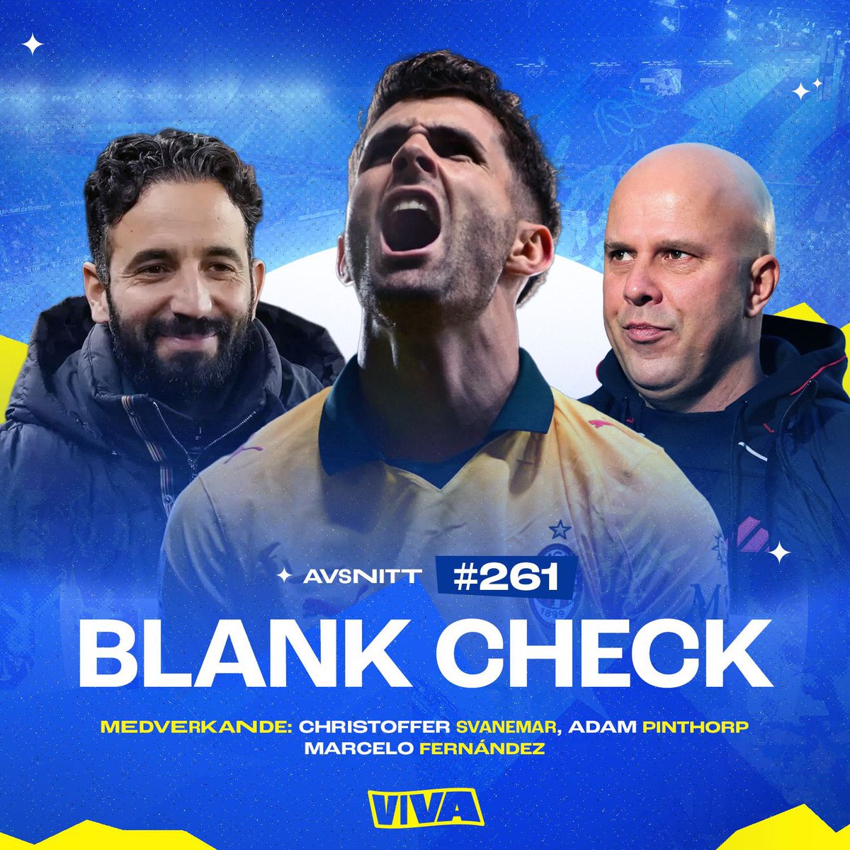 261. BLANK CHECK

🤔 Rätt agerat av Slot mot Salah?
📈 Stjärnans otroliga poängsnitt 
🫨 Senaste trenden hos supportrar 
🇸🇪 Bortglömd svensk stjärna
🤯 Sergio Ramos - Reals räddare?
🤮 ”Vidrigt” nytt inslag till VM 2026

🎧 open.spotify.com/episode/55z9DD…