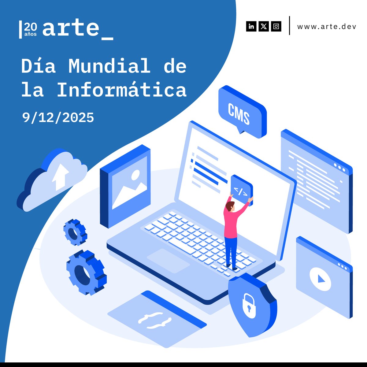 💻 ¡Feliz #DíaMundialdelaInformática! 
Hoy celebramos la tecnología que transforma datos en decisiones y hace posible la innovación en cada proyecto. En Arte Consultores, convertimos la información en estrategias que marcan la diferencia 🚀✨

#Innovación #TransformaciónDigital
