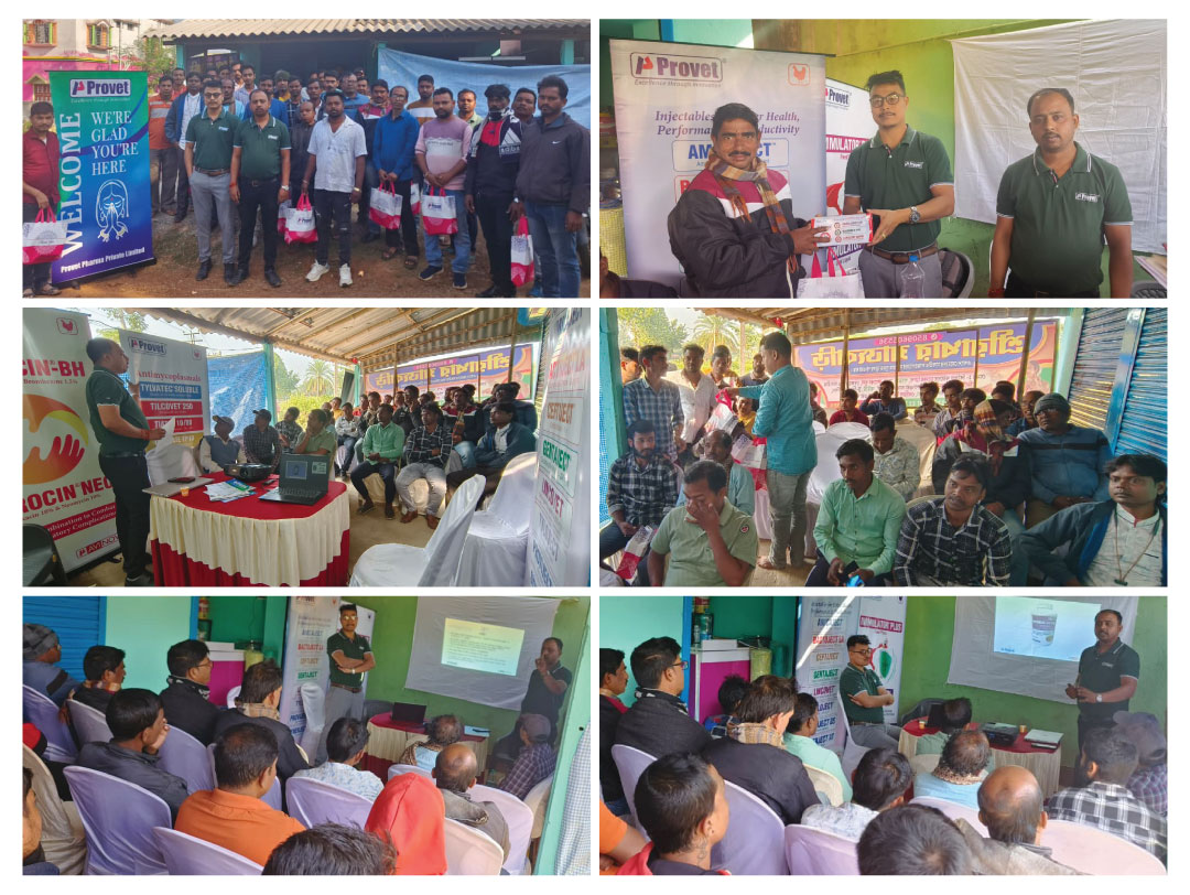 provetppl's tweet photo. We conducted a technical seminar at Basirhat on Winter Management in Poultry that was led by Dr. Manash Gohain (ATM) &amp; Mr. Soumen Biswas (TSM).

#provet #CGM #TechnicalSeminar #poultry  #poultryfarmers #farmersupport #PoultryHealth #ColdWeatherCare #PoultrySolutions https://t.co/qsJZBdPDJf
