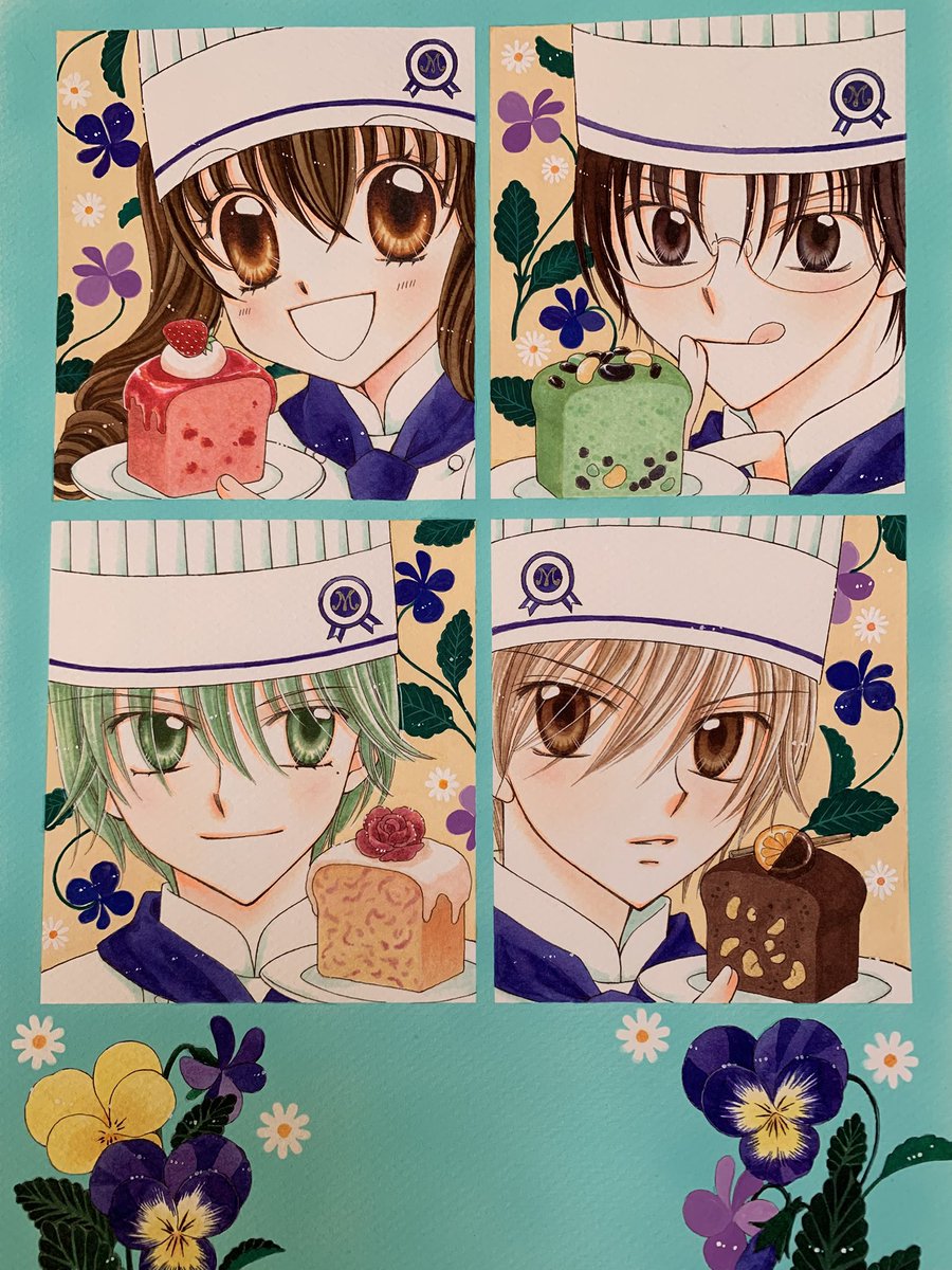 りぼん70周年記念カフェ
夢色パティシェールは後半で参加です。グッズはどれも可愛いですよ💕
メニューまだかな💖💖💖