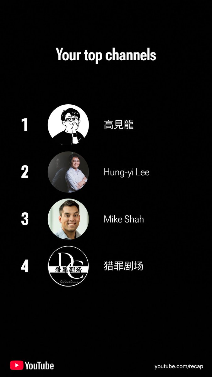 我的 2025年 YouTube Recap 已经出炉！戳链接获取你的 Recap youtube.com/recap