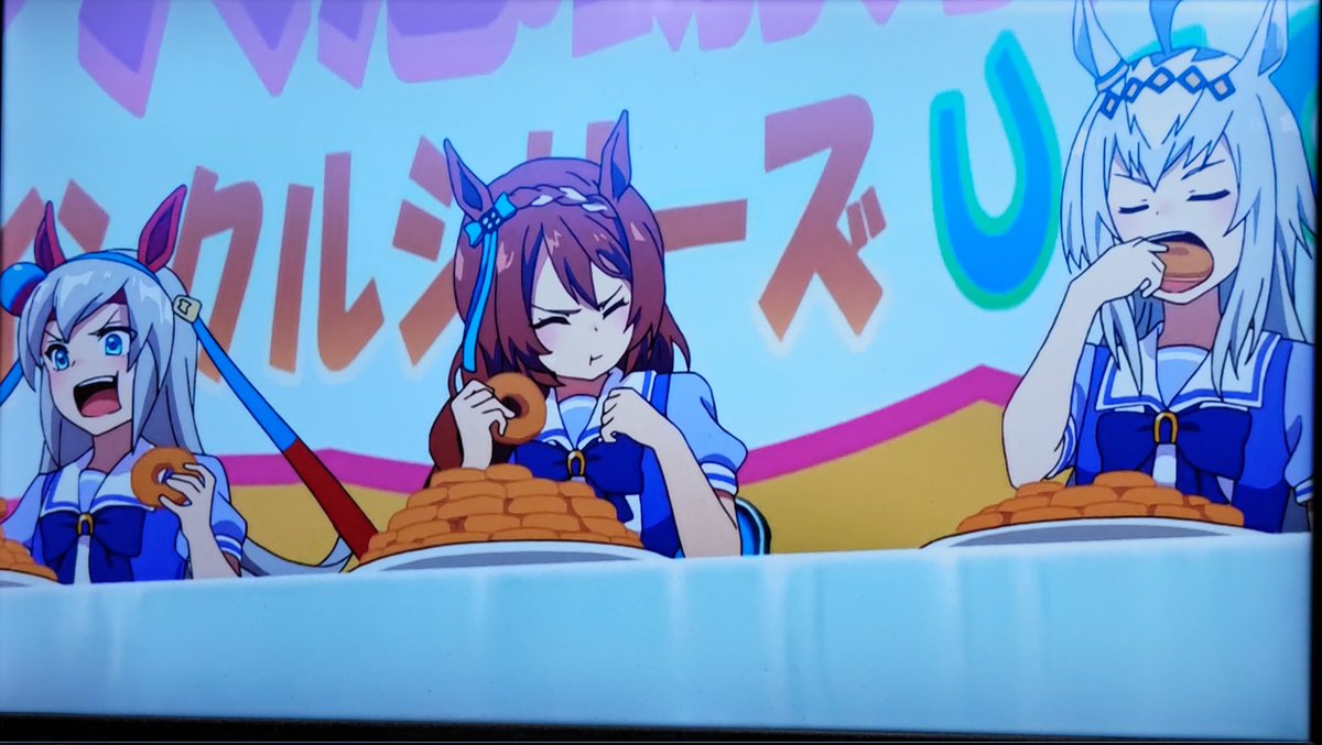 アニメのプリティーダービーでの平成三強世代では背景にいることが多い