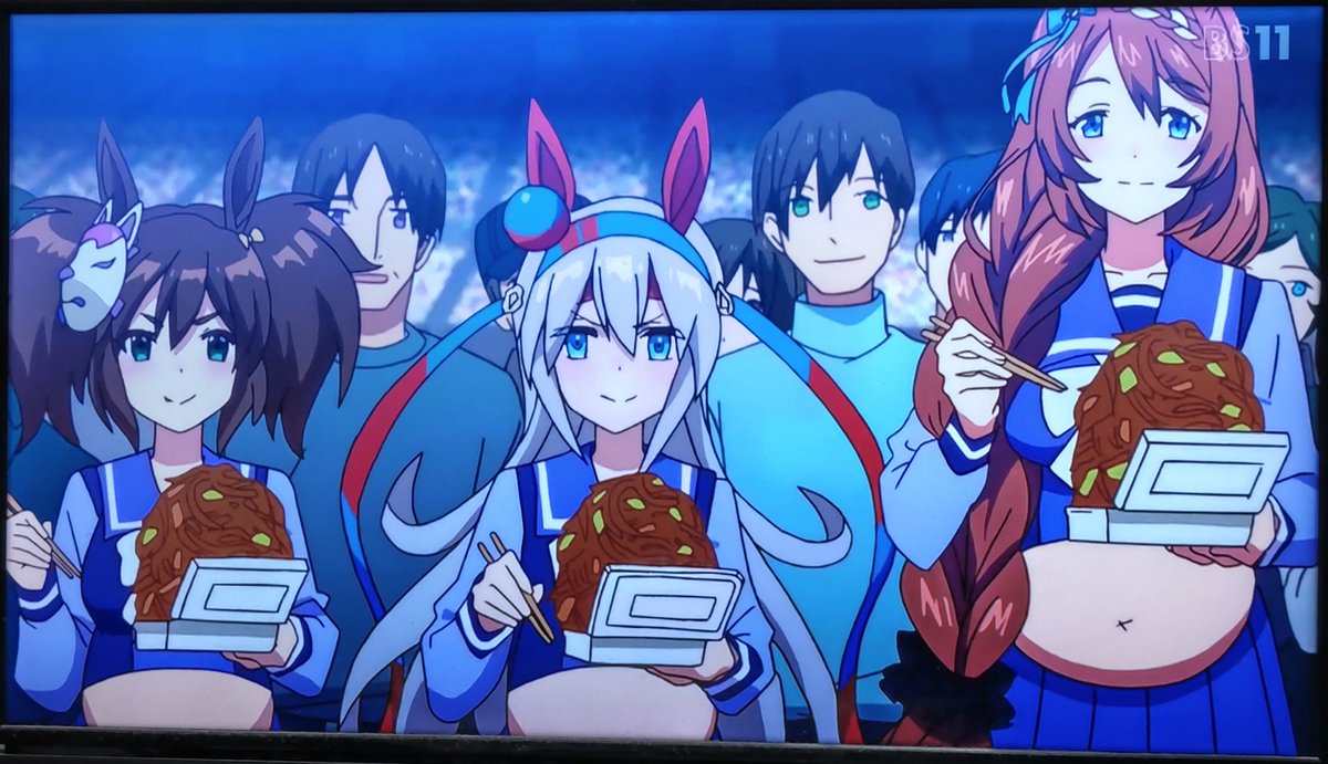 アニメのプリティーダービーでの平成三強世代では背景にいることが多い