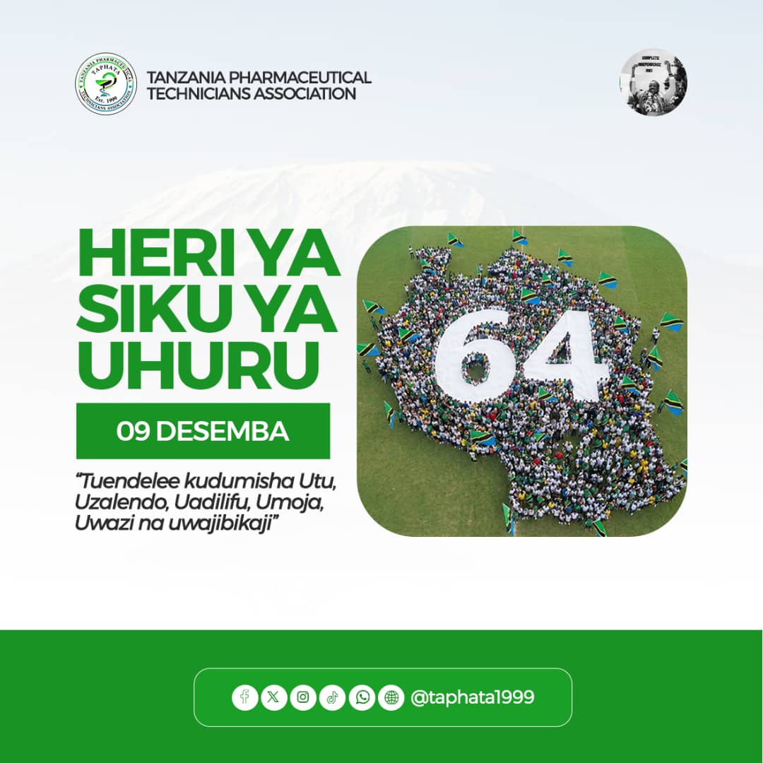 TANZANIA PHARMACEUTICAL TECHNICIANS ASSOCIATION tweet media