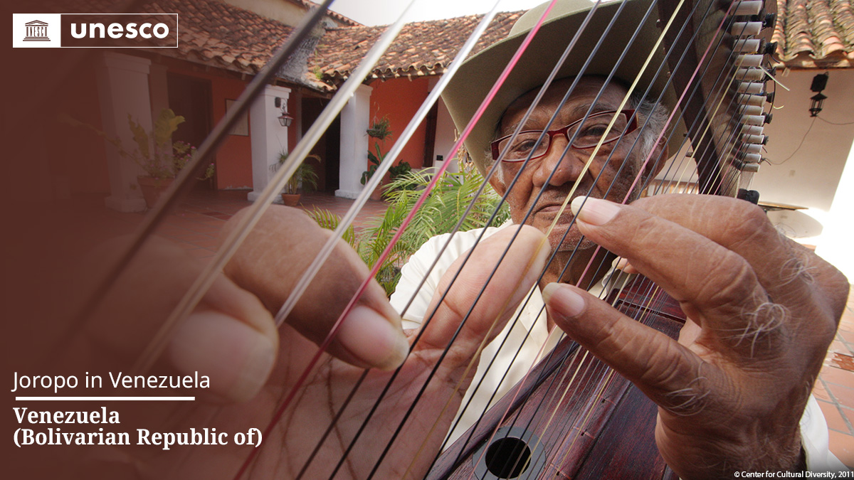 🔴 BREAKING

New inscription on the #IntangibleHeritage List: Joropo in Venezuela, Bolivarian Republic of #Venezuela🇻🇪.

Congratulations!

unes.co/20ich #LivingHeritage