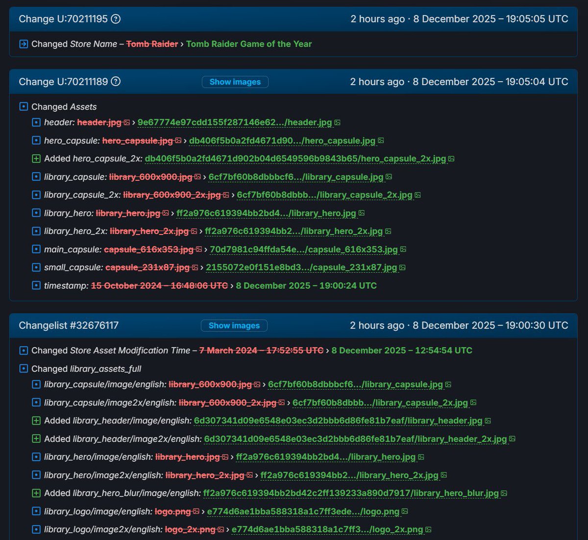 📍Steam has updated Tomb Raider (2013) to “Tomb Raider Game of the Year” with Definitive Edition cover art, following its confirmed presence at the Game Awards.

source: <a href="/Okami13_/">KAMI</a>