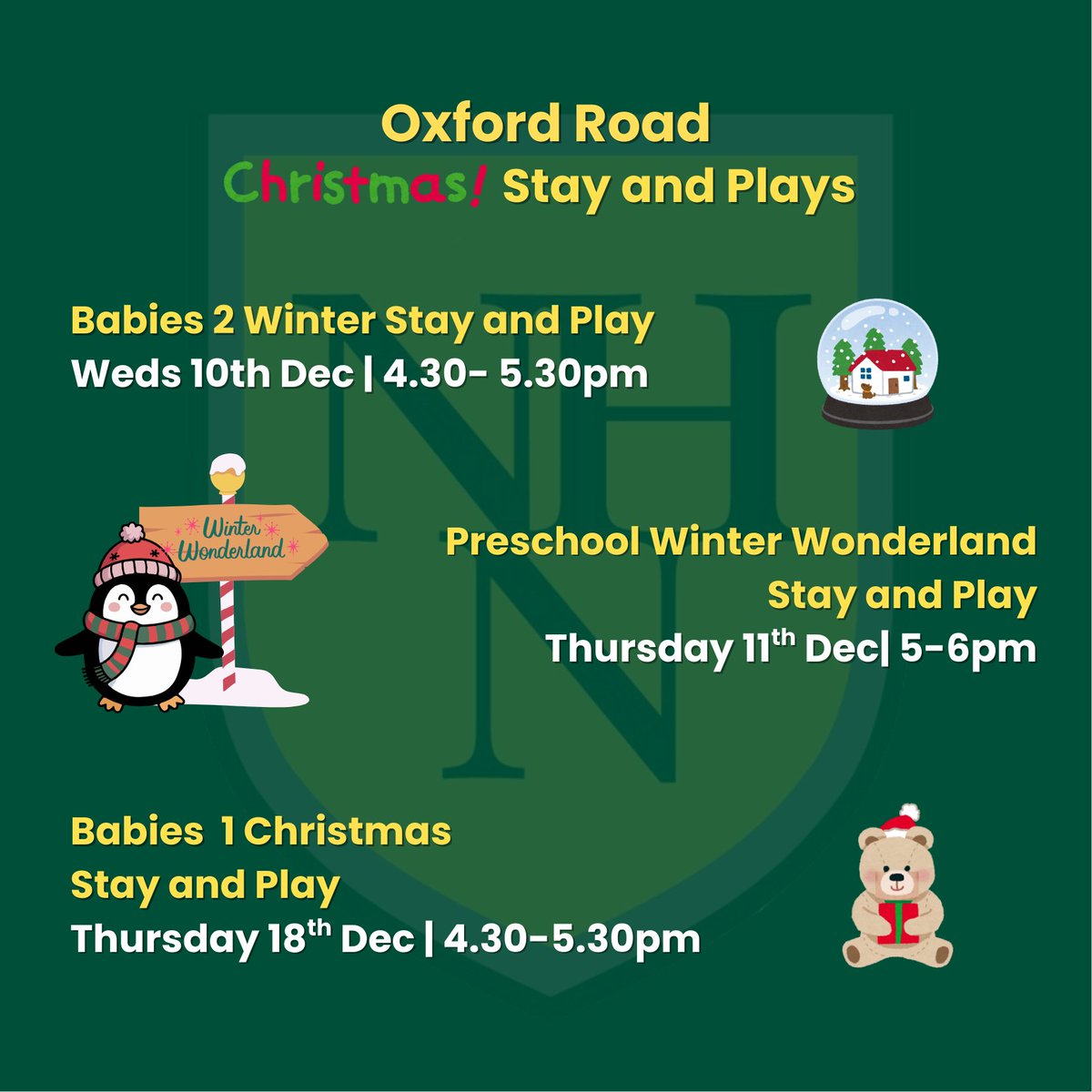 Looking forward to these ⛄❄️🎄🦌🎅🎁