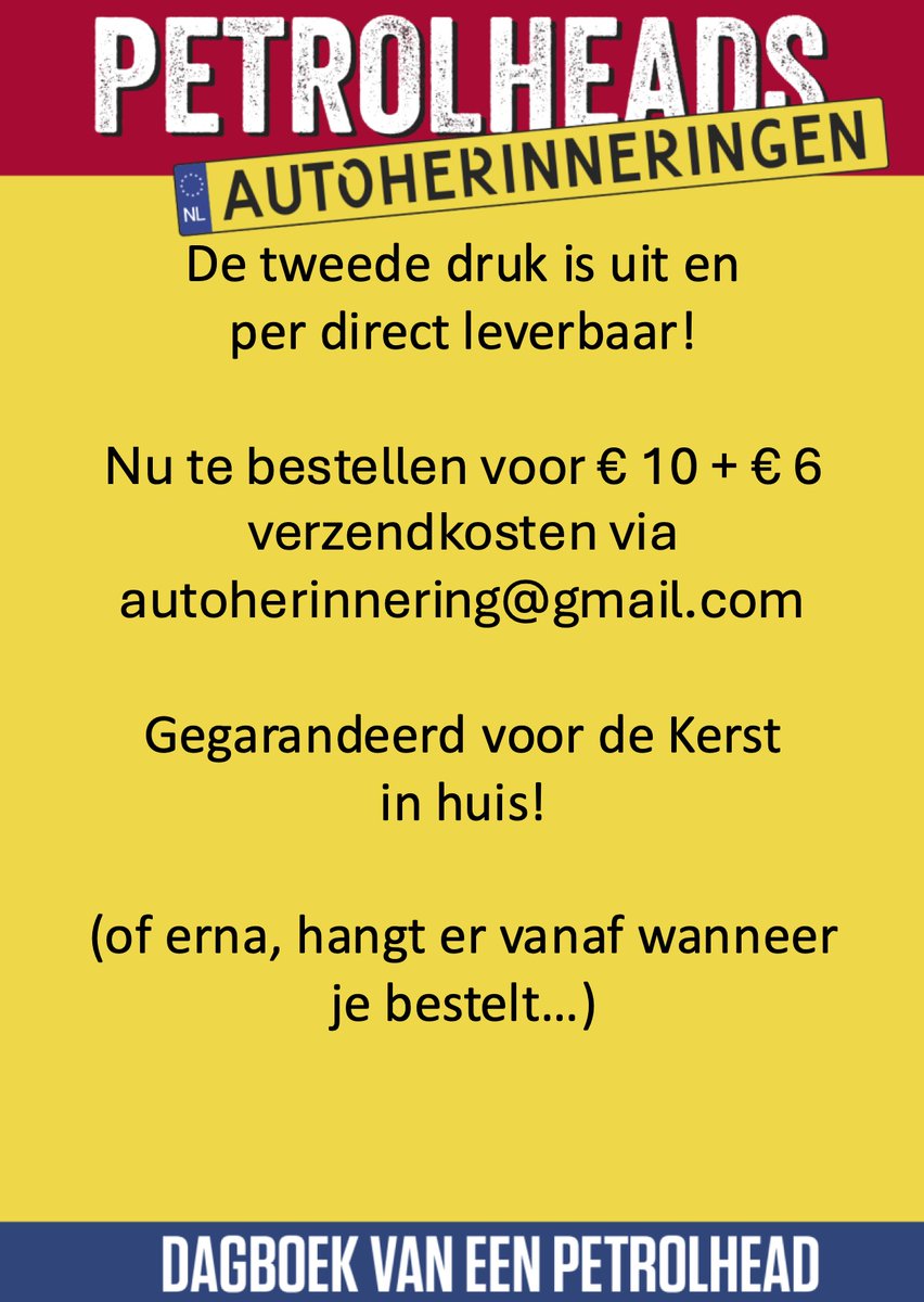 De tweede druk is uit! <a href="/BNRpetrolheads/">BNR Petrolheads</a>