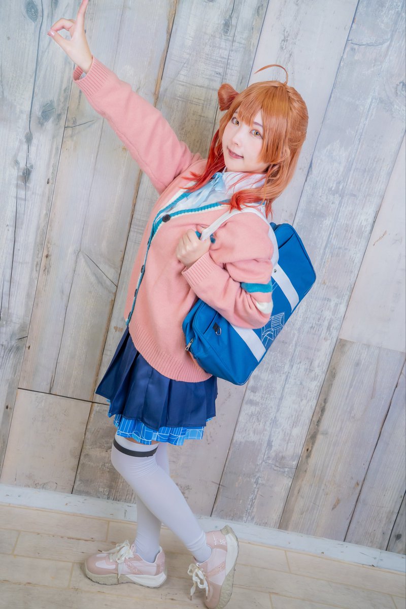 ⚠cosplay】 学園アイドルマスター 花海佑芽 📷↪︎ @hotate_gai 様