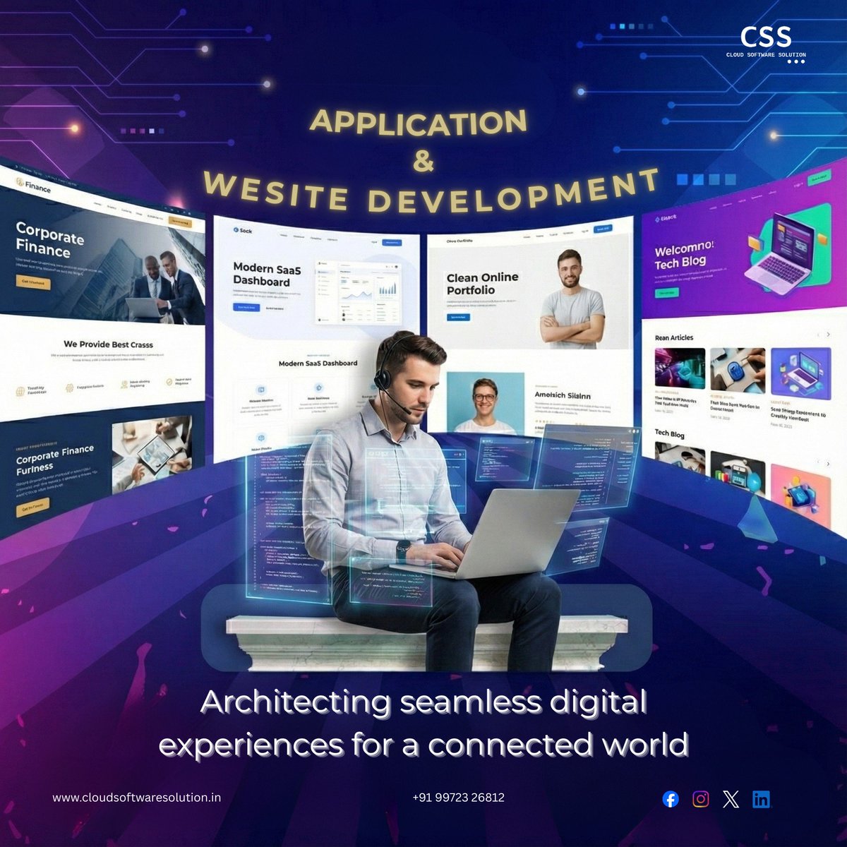 Cloudsoftwarein's tweet image. Looking for a top-notch Website or App? 💻

Stop searching, start building! 🚀Get the best App &amp;amp; Web Development services tailored for your success at Cloud Software Solution🎯

📞 +91 99723 26812
🔗 cloudsoftwaresolution.in

#CloudSoftwareSolution #WebDevelopment #AppDevelopment