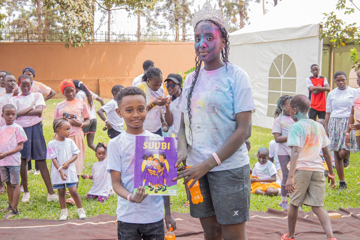 book_driveug's tweet photo. Colour. Joy. Inclusion.
 From the first splash of colour to the last beat, the energy was unreal! Swipe through our favourite moments from the Colour Run.
 Thank you for showing up for literacy, diversity and community fun.
 
#BooksandBeats2025
#OneMillionBooks
#RunReadColor https://t.co/U1tM6PWwGJ