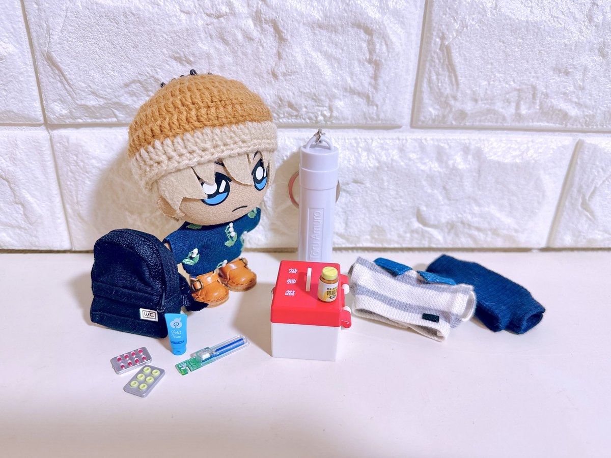 防災バッグ確認☝️
RX-7についてたあむのライトは常に入れてる🔦