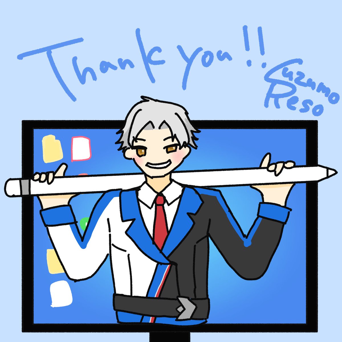 skebリクエストありがとうございました！！
調べて見たらアニメーション作ってる方だったからペン✒️