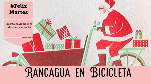 #FelizMartes 🚴‍♀️ Las compras navideñas se disfrutan más si te mueves en bici. Ahorra tiempo, dinero y estrés. 🚴‍♀️🎁 #CiclismoUrbano #TodoEnBicicleta #PedalPower rancaguaenbicicleta.com