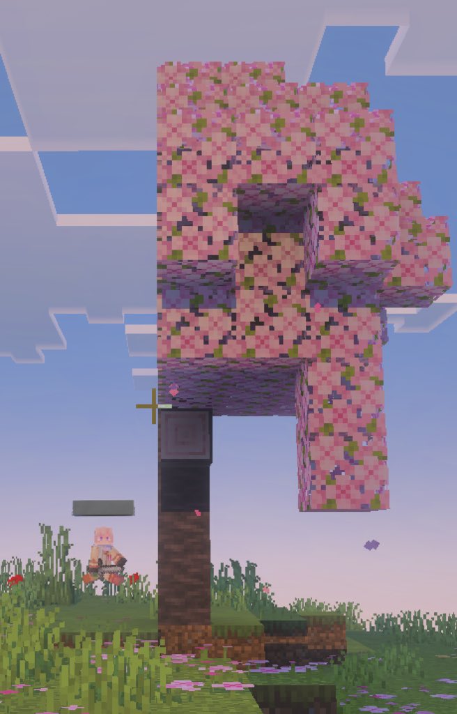 MapleMathewW's tweet image. Russia got me to get on Minecraft… to show half of a tree???