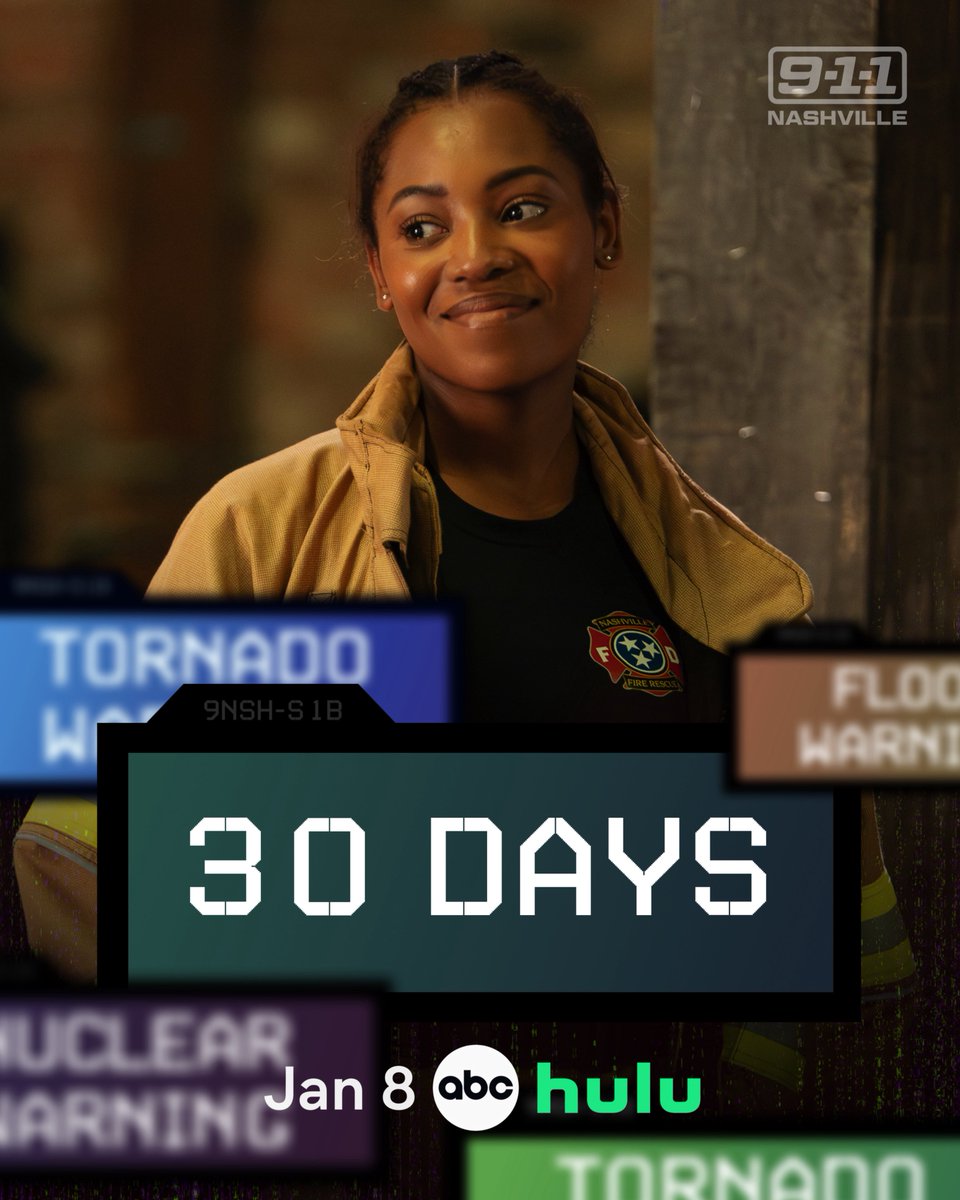 911TVNEWS's tweet photo. 30 DAYS. ❤️‍🔥 #911onABC #911Nashville https://t.co/ccHpq4WuZP