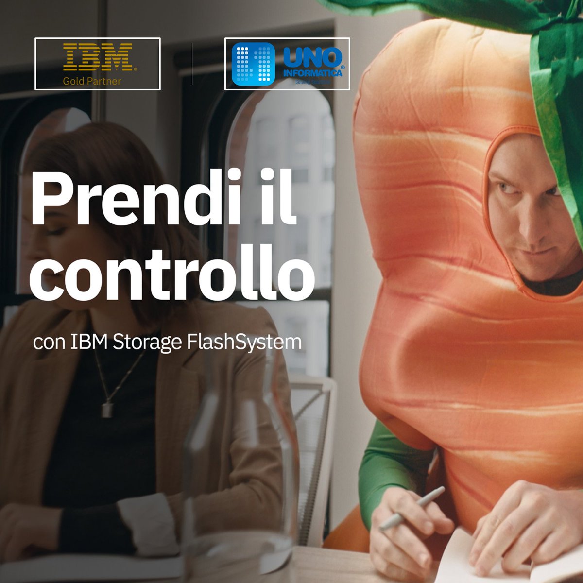 Un guasto, un attacco informatico o un errore umano possono bloccare la tua operatività. Con #IBM  #Storage FlashSystem, hai il pieno controllo: recupera i tuoi dati critici in soli 60 secondi! Trasforma la resilienza in vantaggio competitivo. unoinformatica.it #NoDrama