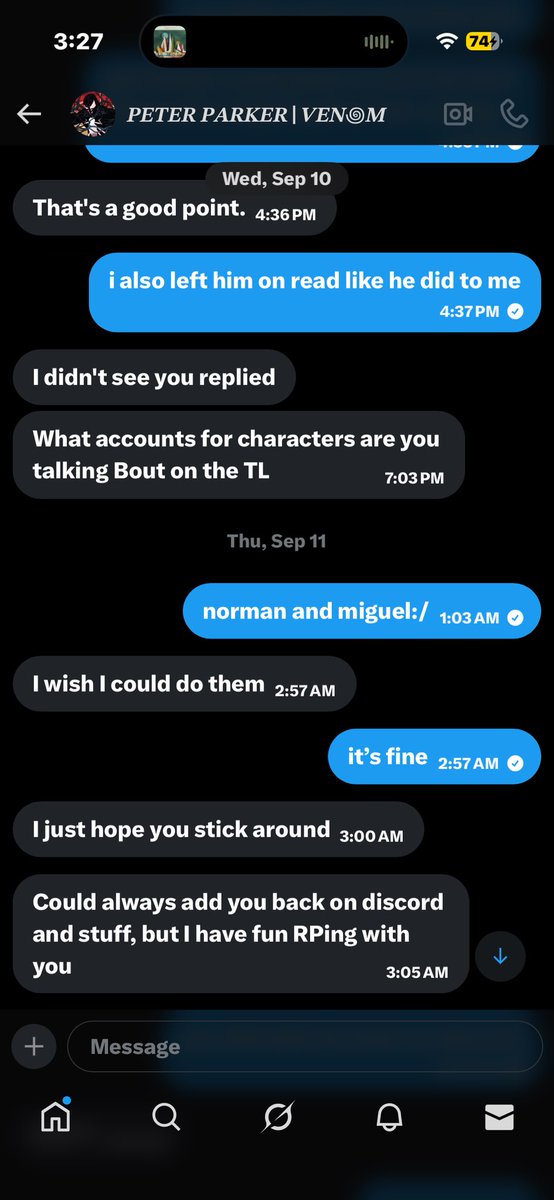 archivedacc0unt's tweet photo. @ParkerSymbioteX @goblinhosborn here’s him offering to make me other accounts ( to which i said no to ), but this isn’t the first time he’s done something like this before, on top of slut shaming my harry. https://t.co/BoArk6jLRG