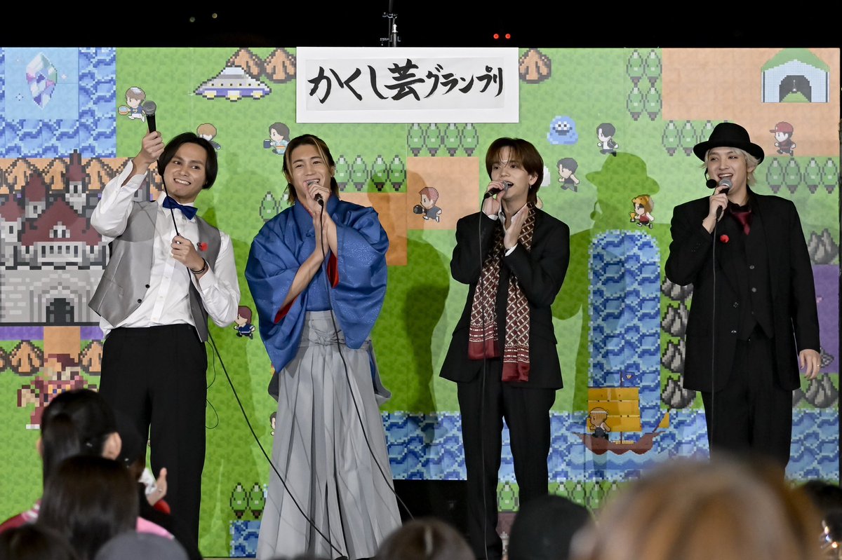 ranfanquest's tweet photo. ======================
#ランファンQUEST
🕰️12/9(火)深夜0時31分〜
※5分押しスタートとなります!
======================

今夜は「かくし芸グランプリ2025」🏆ˊ˗
お客さんの前で出張披露💃

短時間で練習したメンバーの頑張りを
ぜひご覧ください❤️
#ランファン 
@fantastics_fext @therampagefext https://t.co/61CHgJM53e