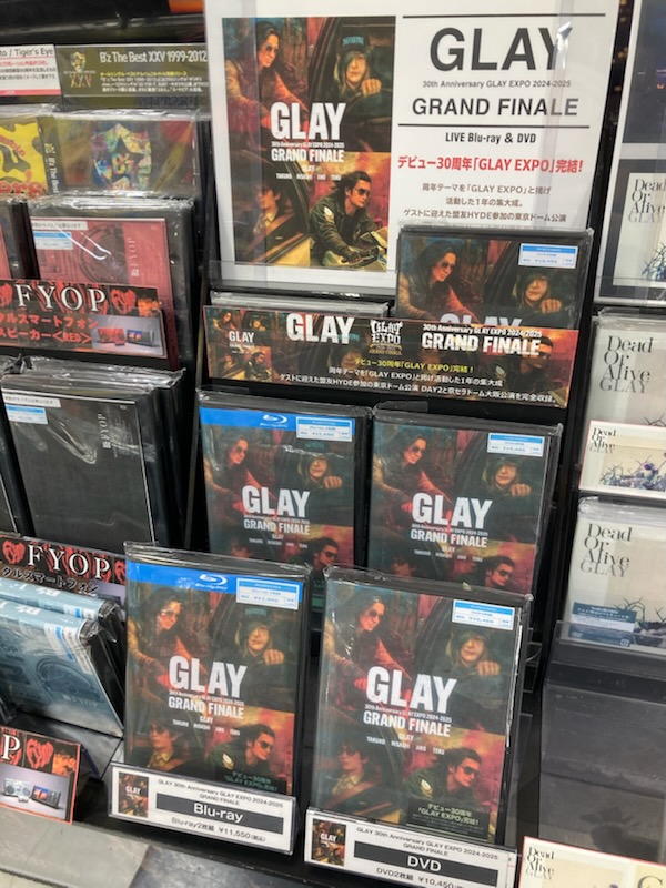 GLAY】 最新ライブBlu-ray＆DVD『GLAY 30th Anniversary GLAY EXPO