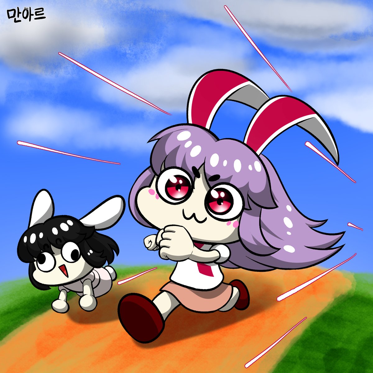 E_Manarr's tweet image. #동방 #touhou #touhouproject #東方Project

달려라 달려 달토끼들아