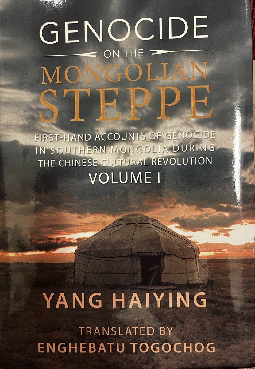 Hongnumongol99's tweet photo. Genocide on the Mongolian Steppe – Volume II
First-hand Accounts of Genocide in Southern Mongolia During the Chinese Cultural Revolution
by Yang Haiying ,Translated by Enghebatu Togochog
This book documents the largely unknown mass killing of ethnic Mongols in Inner Mongolia (Southern Mongolia) during China’s Cultural Revolution (1967–1970). Tens of thousands of Mongols were falsely accused of being members of a separatist “Inner Mongolian People’s Revolutionary Party,” tortured, and executed. Based on hundreds of survivor and family interviews, it is one of the most detailed records of this hidden genocide. Originally published in Japanese (墓標なき草原), this is the English translation of Volume II.