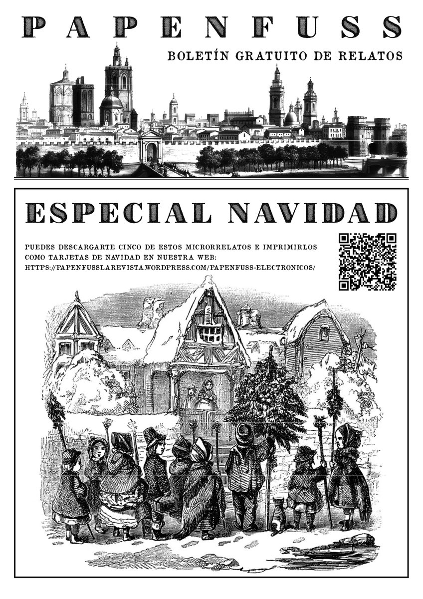 Pues al final hemos pensado que sería bonito hacer un número con todas las colaboraciones navideñas, aparte de las tarjetas.
Lo tenéis, como siempre en:
papenfusslarevista.wordpress.com/papenfuss-elec…