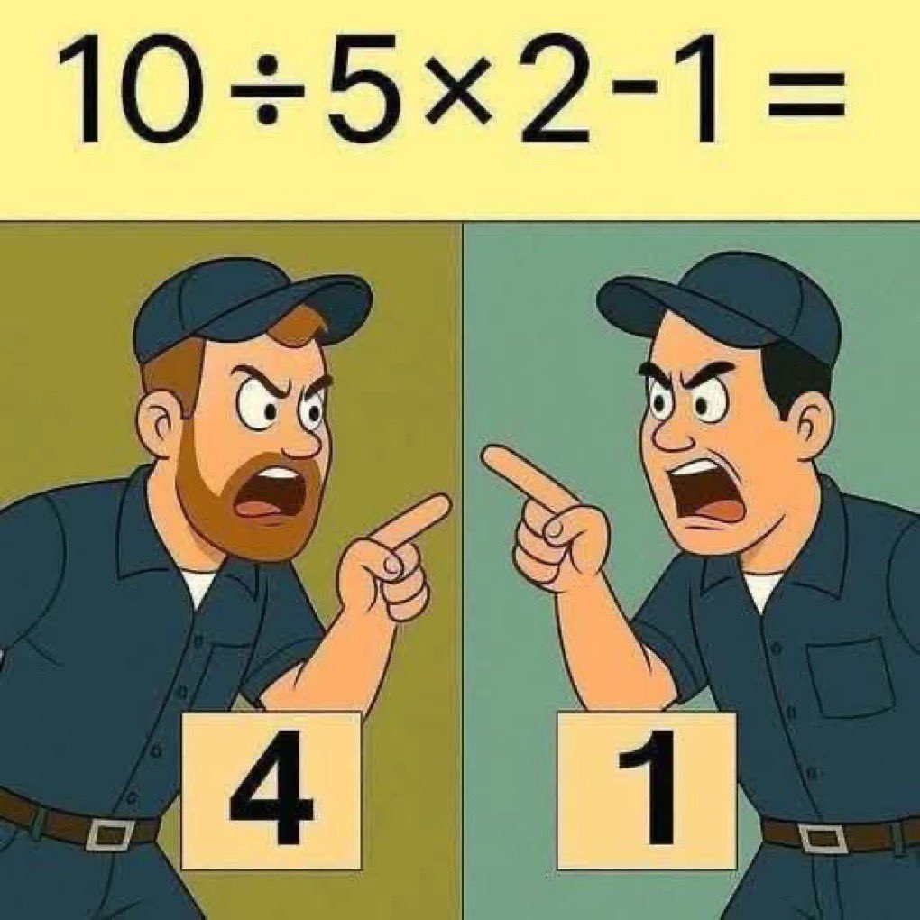 1 or 4

What’s the right answer?