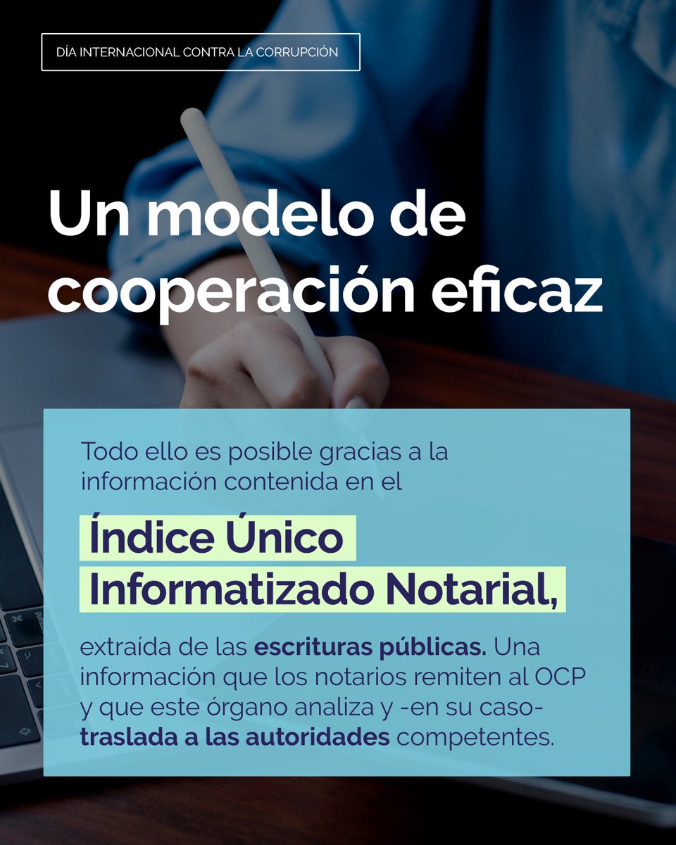 🛡️ En el Día Int. contra la Corrupción, desde <a href="/Notarios_ES/">Notarios de España</a> reafirmamos nuestro compromiso con la transparencia y la lucha contra el fraude

🤝🏻 La labor de los notarios y de nuestro Órgano Centralizado de Prevención es esencial para detectar riesgos, prevenir delitos y garantizar