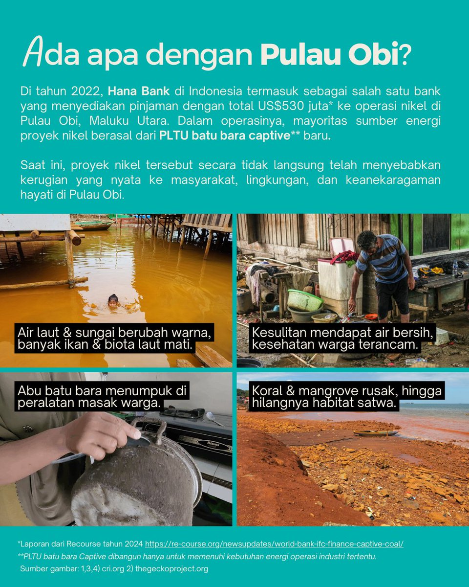 Bigbanginaofc's tweet image. [MEMANGGIL FANS K-POP SELURUH INDONESIA]
Masa depan Pulau Obi dipertaruhkan, dan membutuhkan suara kita!
Kirim Tweet ke @hanabank_KR dan minta mereka “Bring K-Pop, Not Coal!” ke Indonesia!
 
@kpop4planet @istrijidi_ @THEBOYZINDO @mydayjarsocpro @zerobaseone__ina @VIPs_indo