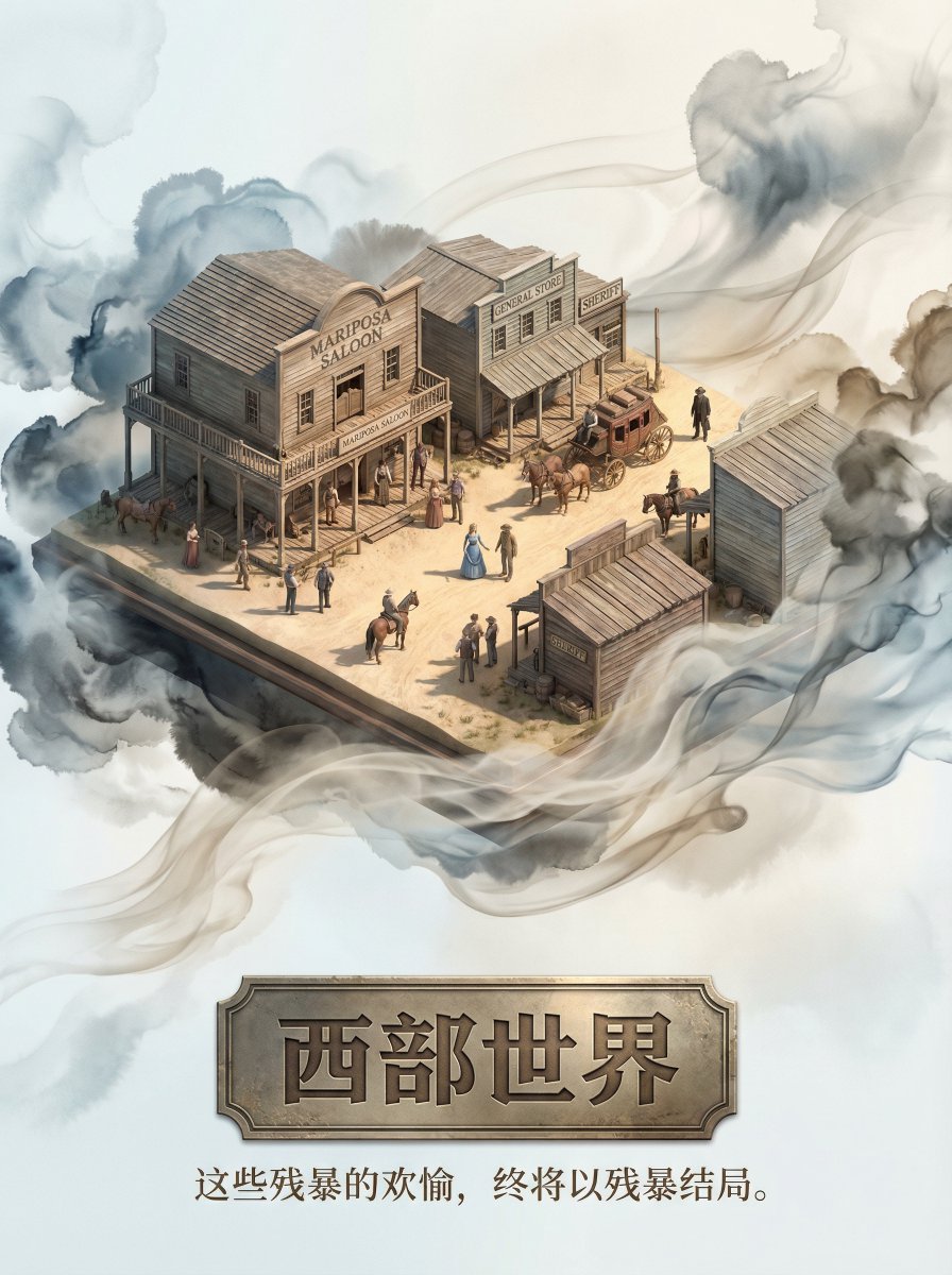 西方世界的經典場景,他的標題特效真的每個都不一樣