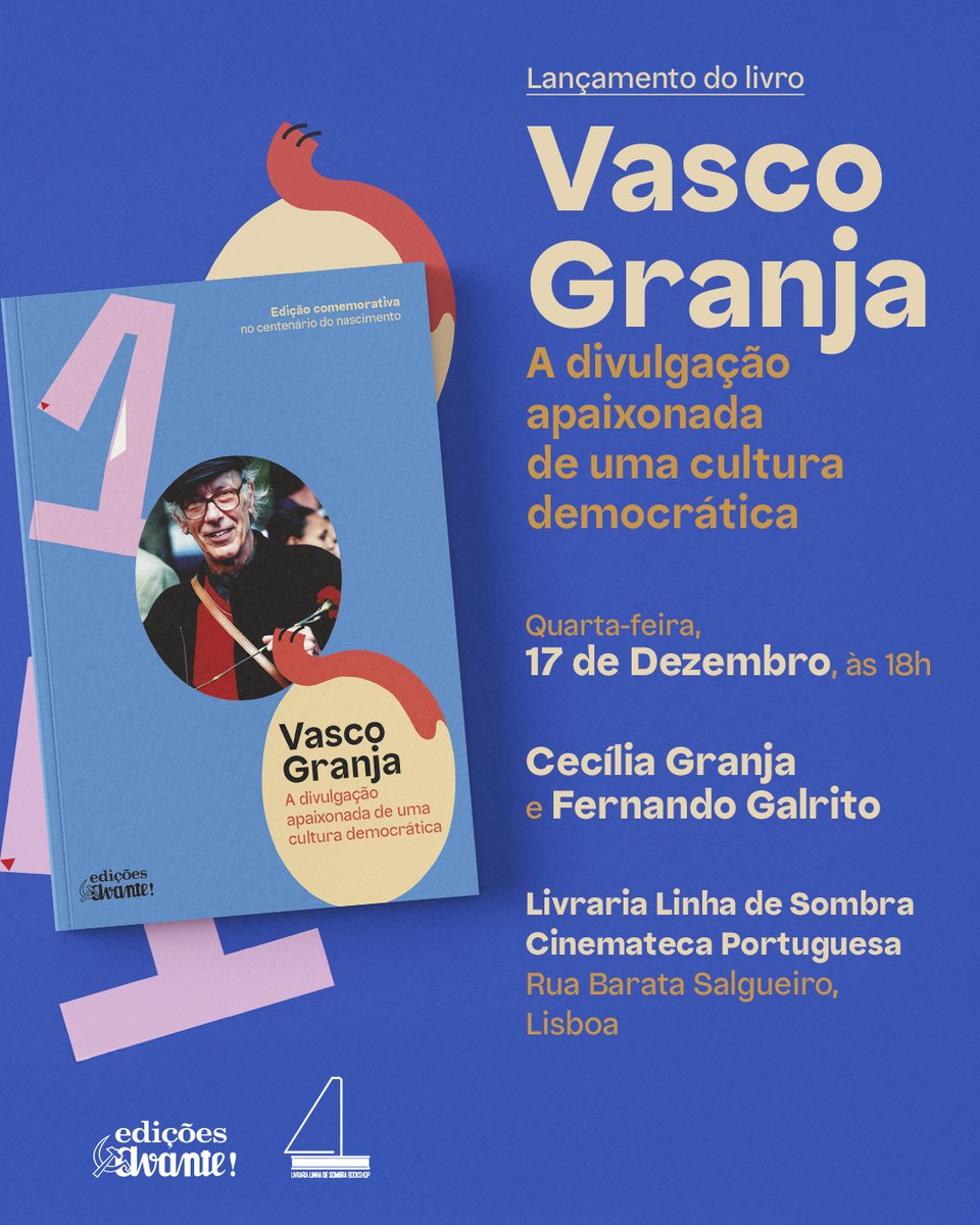 📕No próximo dia 17 de Dezembro, vamos apresentar, na Cinemateca, em Lisboa, o livro "A divulgação apaixonada de uma cultura democrática" de Vasco Granja. 

Aparece!