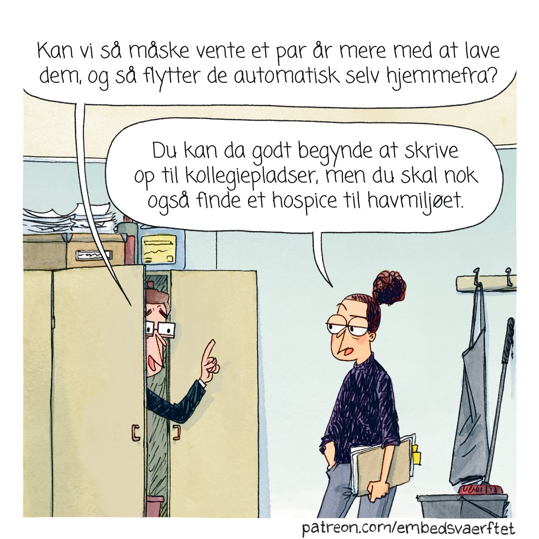 Ja, det tager lang tid. Men til vores forsvar skal det siges, at det er fordi, vi ikke har prioriteret det #dkpol