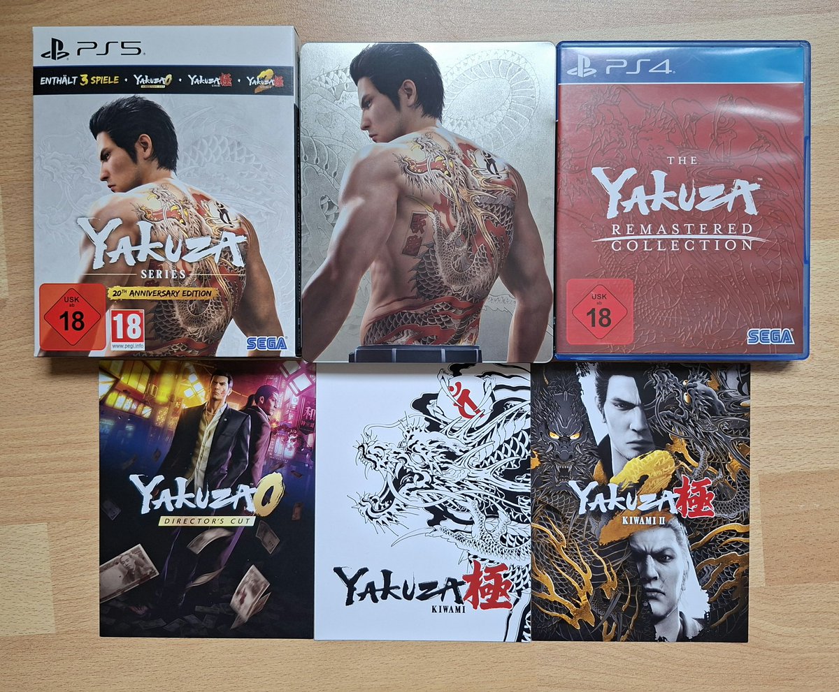 Hab jetzt gefühlt eine Ewigkeit gewartet Yakuza 0 weiterzuspielen, weil ich gehofft hatte auf PS5 Versionen und jetzt sind sie endlich rausgekommen 🙏🏻