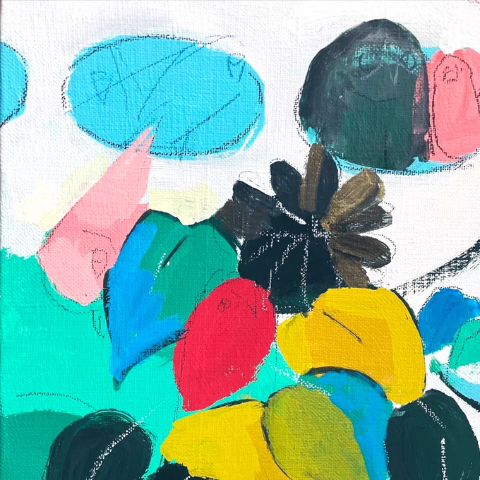 制作中です 来月の展示なので急いで制作です