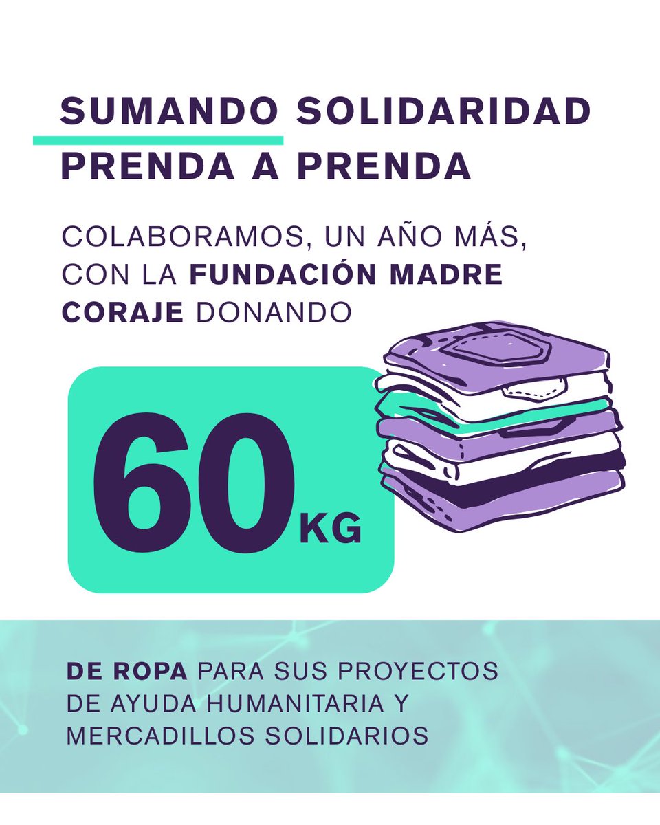 BERBEScom's tweet image. ✨Seguimos sumando solidaridad en BERBĒS

Un año más, hemos colaborado con Fundación Madre Coraje en su campaña de recogida de ropa y menaje de cocina.

Gracias a la participación y generosidad de nuestro equipo, ¡hemos logrado donar 60 kg de ropa!💙

#navidad #solidaridad