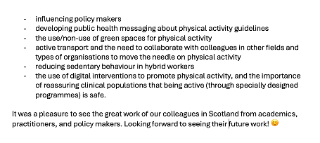 CASES Physical Activity for Health Division tweet media