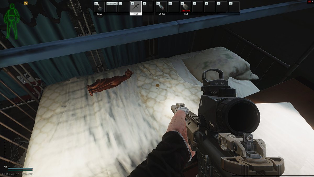 Woodsのトレインでポット（BTRで行ける新エリア） のカギ部屋（古い家の部屋の鍵）でビットコイン沸いてた！！元取れた！！  毎回は沸いてないと思うけど2連続デポットで沸いてたぞい(2/5)