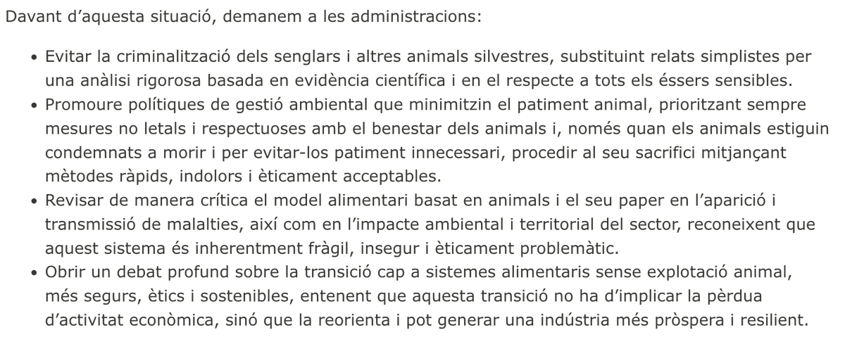 Comunicat de <a href="/UPF_CAE/">UPF-Centre for Animal Ethics</a> sobre la gestió del brot de Pesta Porcina Africana i la necessitat d’un enfocament ètic i científic
upf.edu/web/cae-center…
