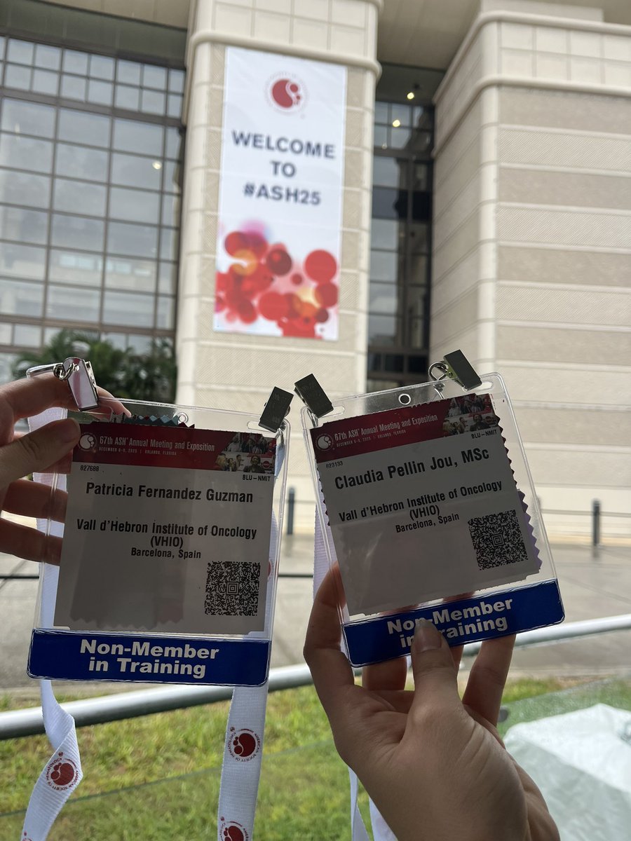 pat_fernandez9's tweet photo. A great experience overall—sharing our work during the poster session and learning more about ongoing projects in the field was truly enriching! #ASH2025 #ASH25 @ASH_hematology @VHIO https://t.co/Y4zX71SSj5