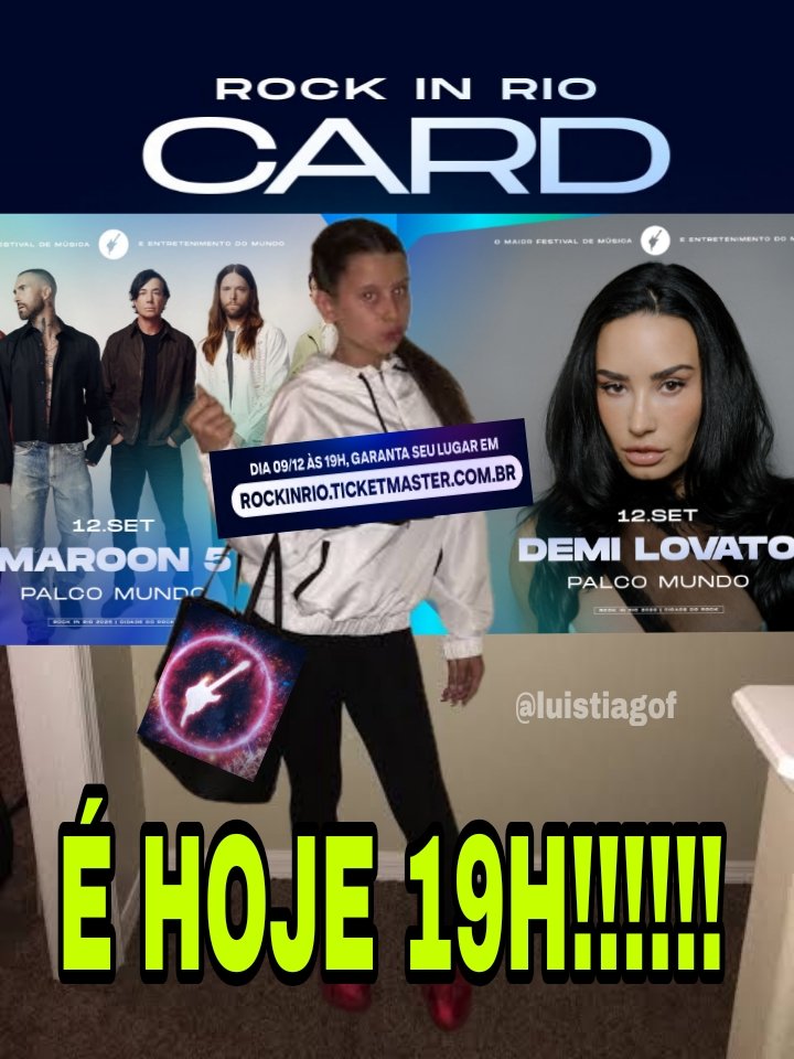 <a href="/rockinrio/">Rock in Rio 🎸</a> Os jogos vorazes pra conseguir o card começa hoje 19h <a href="/paulotuiita/">paulo</a> <a href="/zquadlfc/">maria luisa.</a>. Aqui em casa já estamos todos uniformizados pra esse evento 👇🏻🔥

#AnoDeRockinRio 🤘🏻🎸