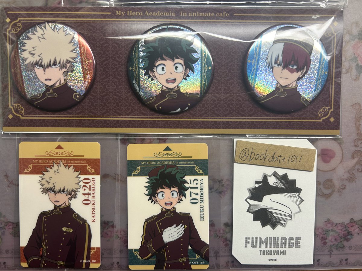 アニカフェ 魔トカゲ 缶バッジ 35個セット ヒロアカ 僕のヒーローアカデミア 交換 アニメイトカフェ アニカフェ