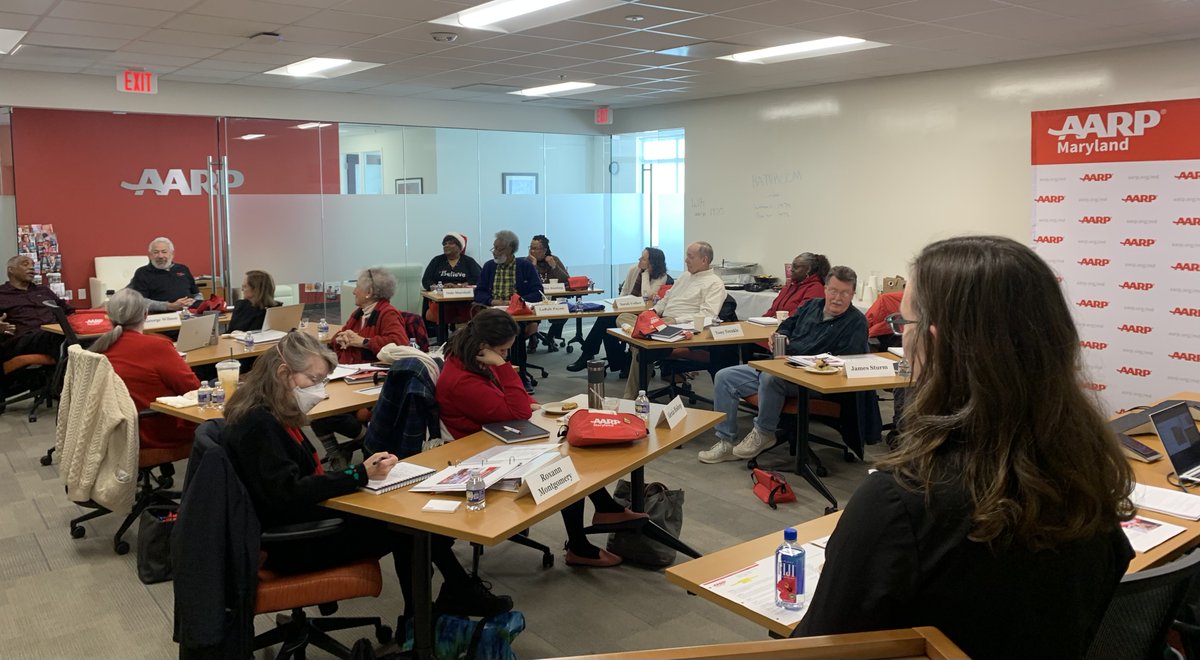 📣 AARP Maryland Advocates in Action! Today, our dedicated volunteers gathered for an impactful training: Introduction to Advocacy at AARP. Mastering the golden rules for advocacy, our advocates are ready to make a difference!