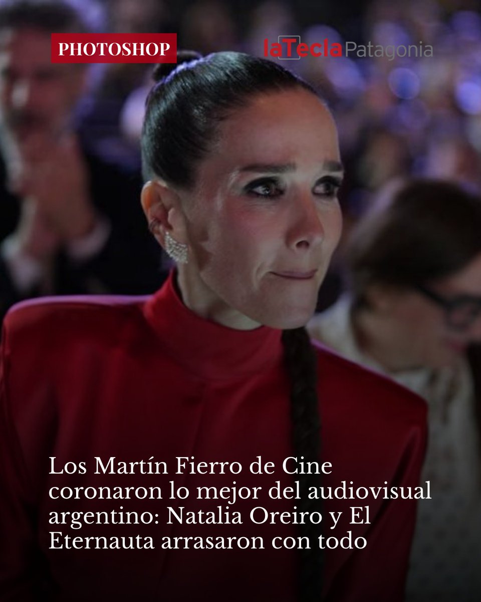 ¡Éxito rotundo en los Martín Fierro de Cine! 🎥✨

 La gala en la Usina del Arte coronó lo mejor del audiovisual argentino. 

🌟 Natalia Oreiro se llevó el Martín Fierro de Oro al Cine por su impecable rol en La mujer de la fila  👑

🚀 El Eternauta arrasó con todo: Mejor Serie