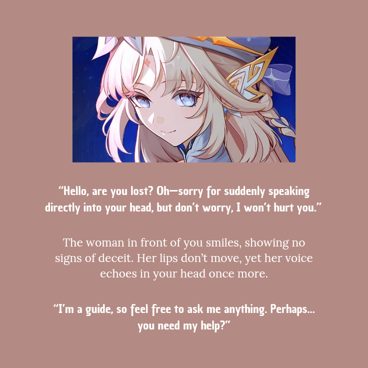 2DimensiMenfess's tweet photo. !2DFess 

Greetings, care to have a conversation with this lady? You can reply to the starter below with your IC (EN/ID), or simply hit the repost button for future interactions.

— CANON. https://t.co/XvOc2FrMqZ