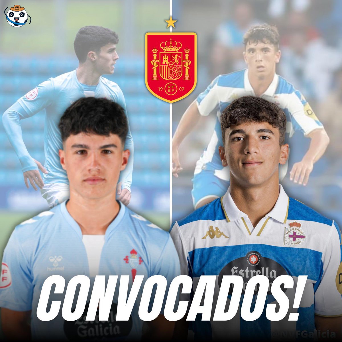 💎 𝐏𝐄𝐑𝐋𝐀𝐒 𝐆𝐀𝐋𝐄𝐆𝐀𝐒  💎

Andrés Antañón e Samu Fernández reciben a chamada da selección española sub-19 📞

Ambos viaxarán a Xapón o 15 de decembro para xogar a SBS International Cup ✈️

Noraboa, rapaces 👏