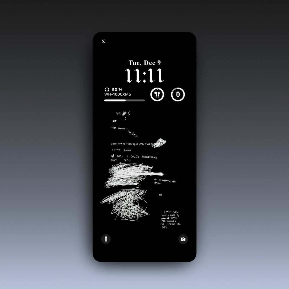 Nythis110929's tweet photo. Overwhelmed ✍️ Dark version https://t.co/68qZwK6xDB
