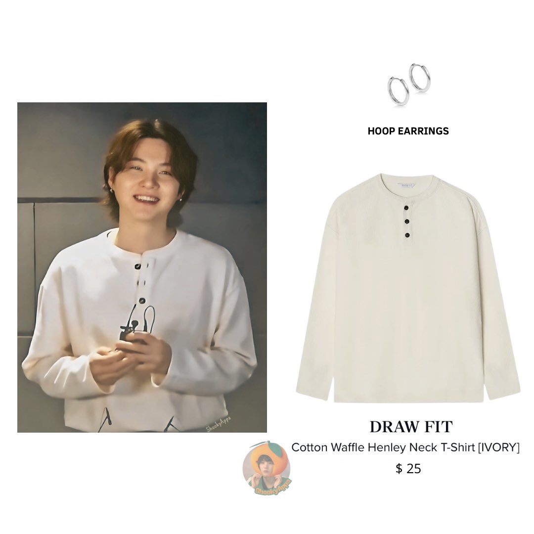 [251209] Teacher Min is wearing DRAW FIT Cotton Waffle Henley Neck T-Shirt for $25

#SUGA #AgustD #슈가 #シュガ #BTSSUGA #방탄소년단슈가
#MINDbandconcert #ShiningMINDs