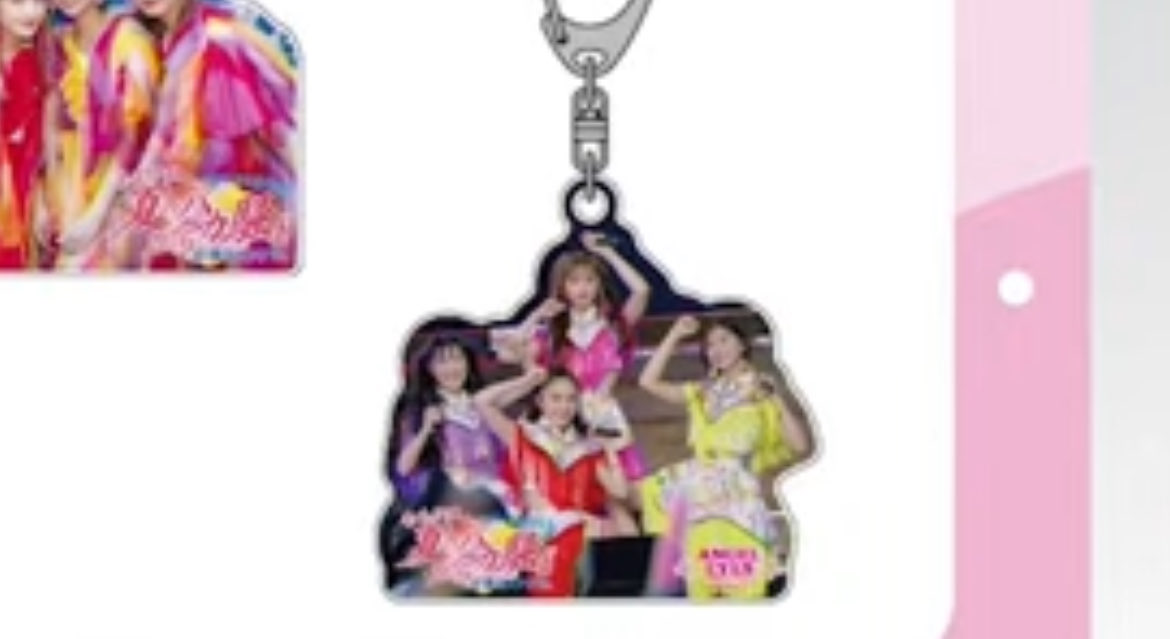 ぎゅぇええええコントラポーズのアクリルキーホルダーだと